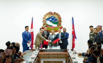 प्रधानमन्त्री कार्कीलगायतको रोहवरमा एनआरएनए केसी र श्रेष्ठको समूहबीच एकता घोषणा।