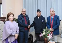 देउवा र ओलीबिच भेटवार्ता, समसामयिक राजनीतिक विषयमा छलफल।