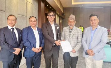 एनआरएनए विवाद: अध्यक्षमा उम्मेदवारी दिएका रोविन शेरचनले लिए उम्मेदवारी फिर्ता।