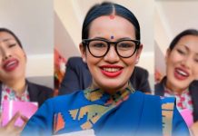 संविधान हातमा, पृष्ठभूमिमा हिन्दी रोमान्टिक गीत, विवादित भएपछि “ए-आई”लाई दोष।