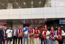 दोस्रो आरटी गोल्ड कपका लागि पूर्व कप्तान हरि खड्का मलेसियामा, क्वालालम्पुरमा भव्य स्वागत।
