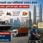 मध्यपूर्व तनावको असर: मलेसियामा उत्पादन उद्योग संकटमा, कामदार प्रभावित हुने चिन्ता।