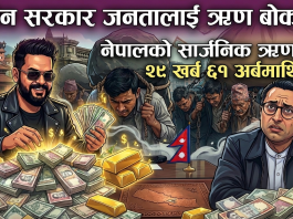 नेपाल मुलुकको सार्वजनिक ऋण झण्डै ३० खर्ब नजिक पुग्यो, देशको अर्थतन्त्र धरापमा।