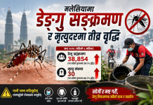 मलेसियामा डेङ्गुको कहर: ६ महिनामै ३८ हजारभन्दा बढी सङ्क्रमित, ३० जनाको मृत्यु।