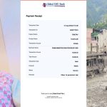 रसुवा बाढीपीडितका लागि मलेसियाबाट खेमराज खत्रीको १० हजार रुपैयाँ सहयोग।