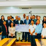एनआरएनएद्वारा पहिलो चरणमा बाढी पीडितका लागि रु. १ करोड रुपैयाँ हस्तान्तरण।