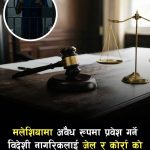 मलेसियामा अवैध गलत बाटो प्रयोग गरि प्रवेश गर्नेलाई जेल र कोर्रा हान्ने सजाय।