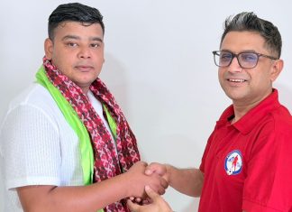 राष्ट्रिय कराते खेलाडी,प्रशिक्षक शुशिल पौडेललाई नेपाली फुटबल संघ मलेसियाद्वारा स्वागत तथा सम्मान।