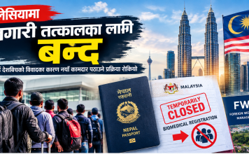 सरकारी कूटनीतिक कमजोरी र म्यानपावर विवादले मलेसिया रोजगारी नयाँका लागि बन्द।