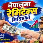 रेमिट्यान्समा वृद्धि, नेपालमा विदेशबाट २ महिनामै भित्रियो ४ खर्ब ३६ अर्ब।